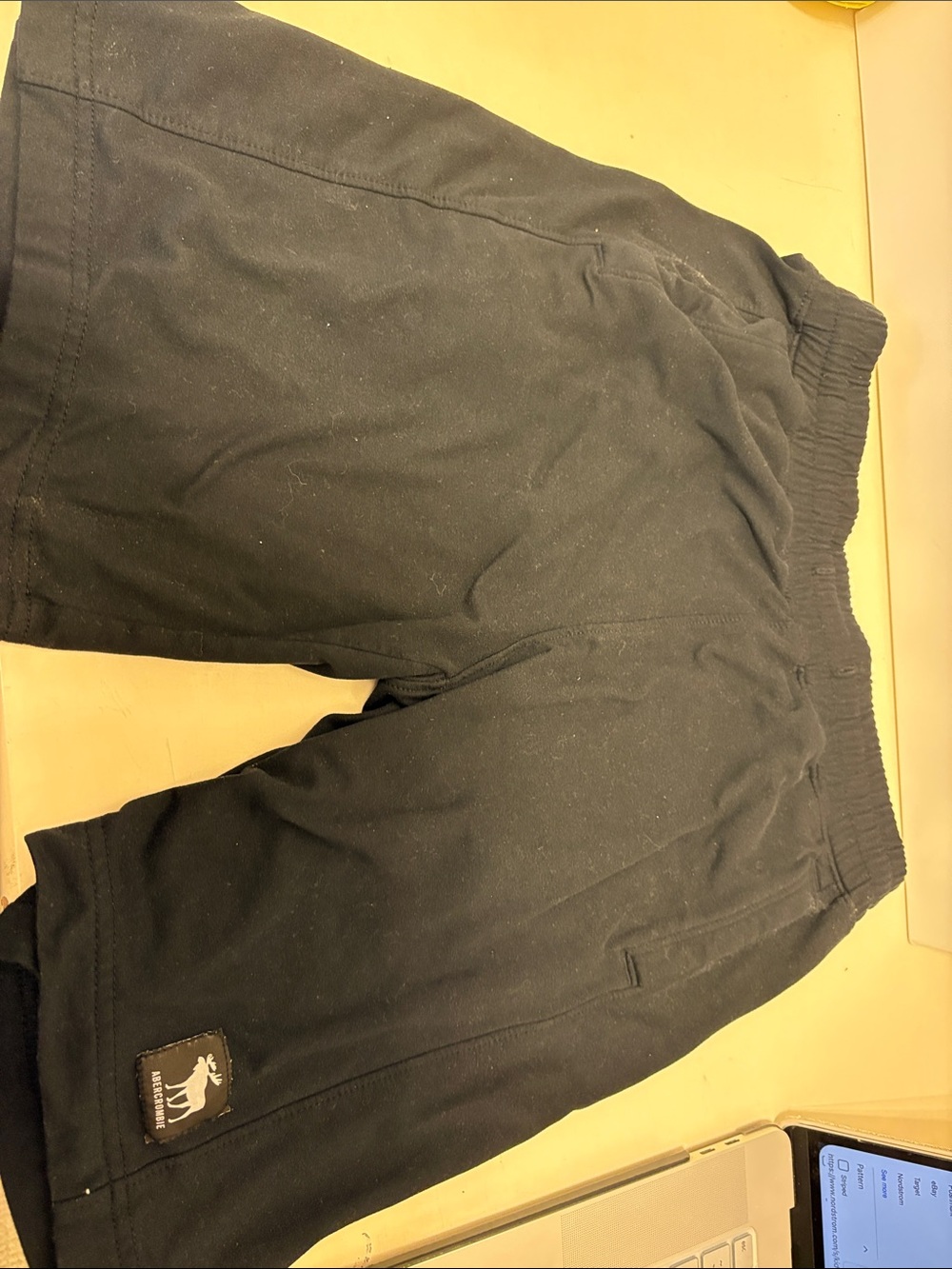 abercrombie kids Black Boys Athletic Shorts